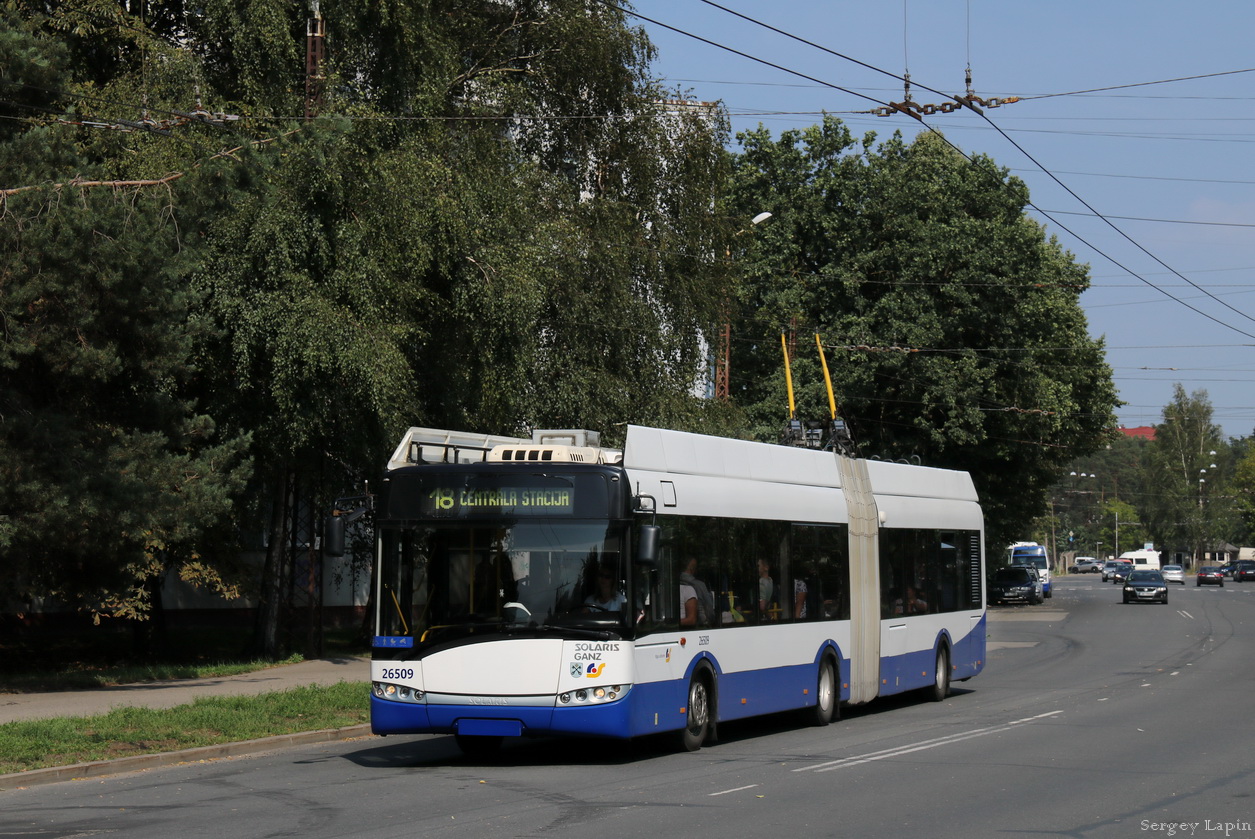 Рига, Solaris Trollino III 18 Ganz № 26509