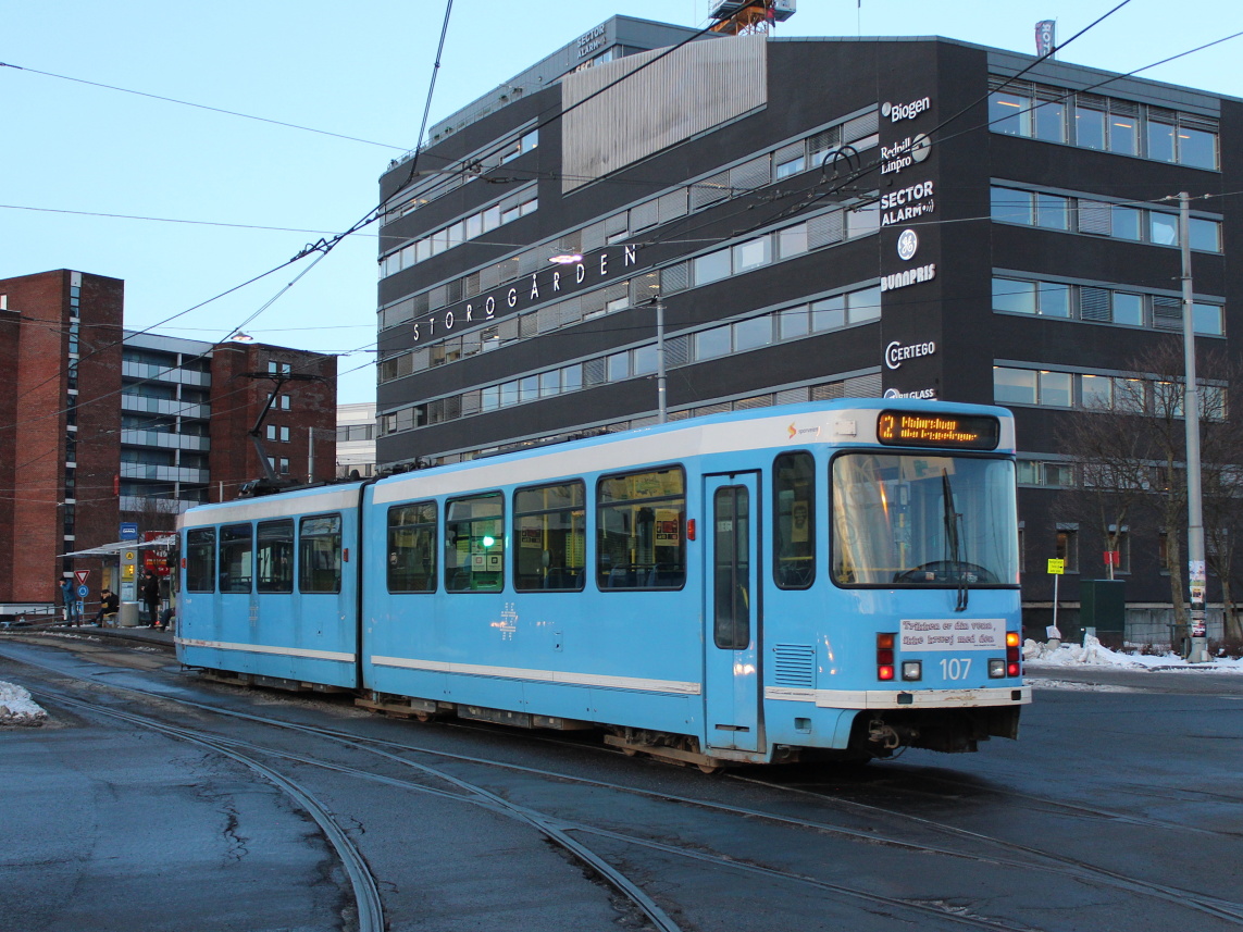 Oslo, Duewag SL 79/I Br. 107 Oslo, Duewag SL 79/I Br. 107