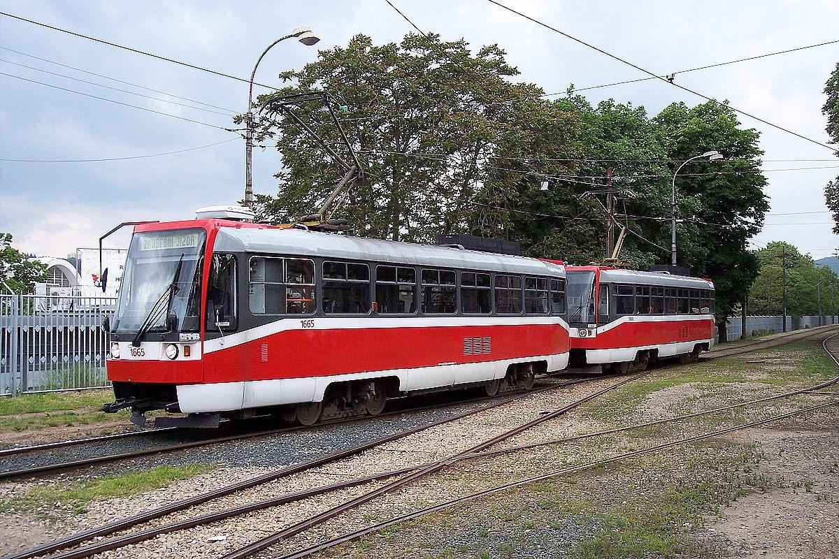Брно, Tatra T3R (1995) № 1665