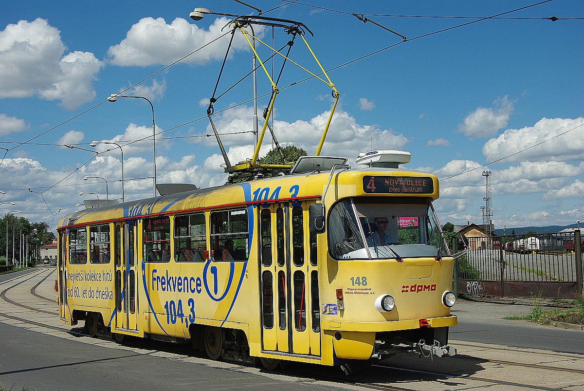 Оломоуц, Tatra T3R.P № 148