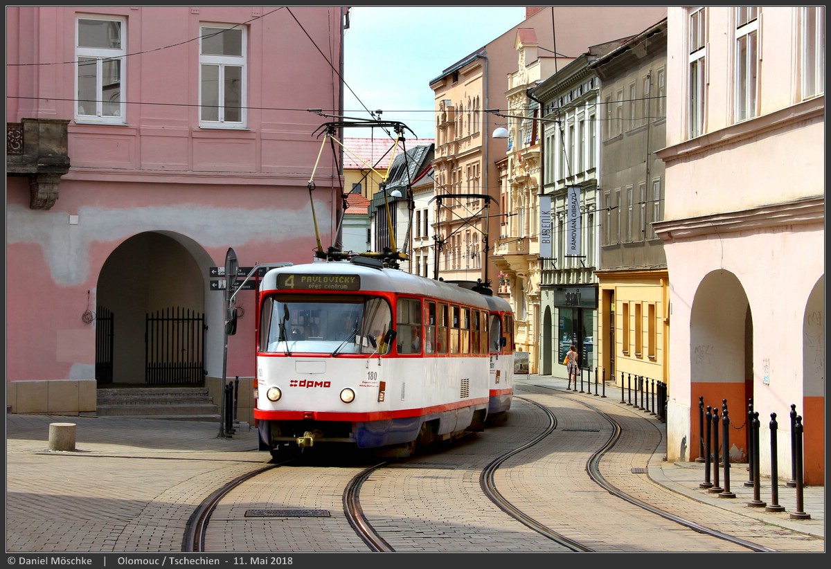 Оломоуц, Tatra T3R.P № 180