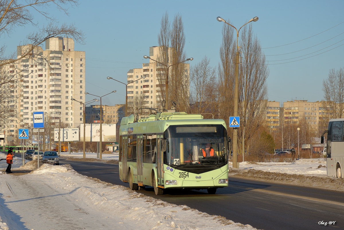 Гомель, БКМ 32100D № 2854; Гомель — Движение на участках с использованием автономного хода