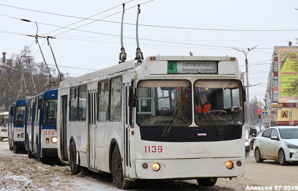 Орёл, ЗиУ-682Г-016.05 № 1139; Орёл — Сбои в движении и аварии