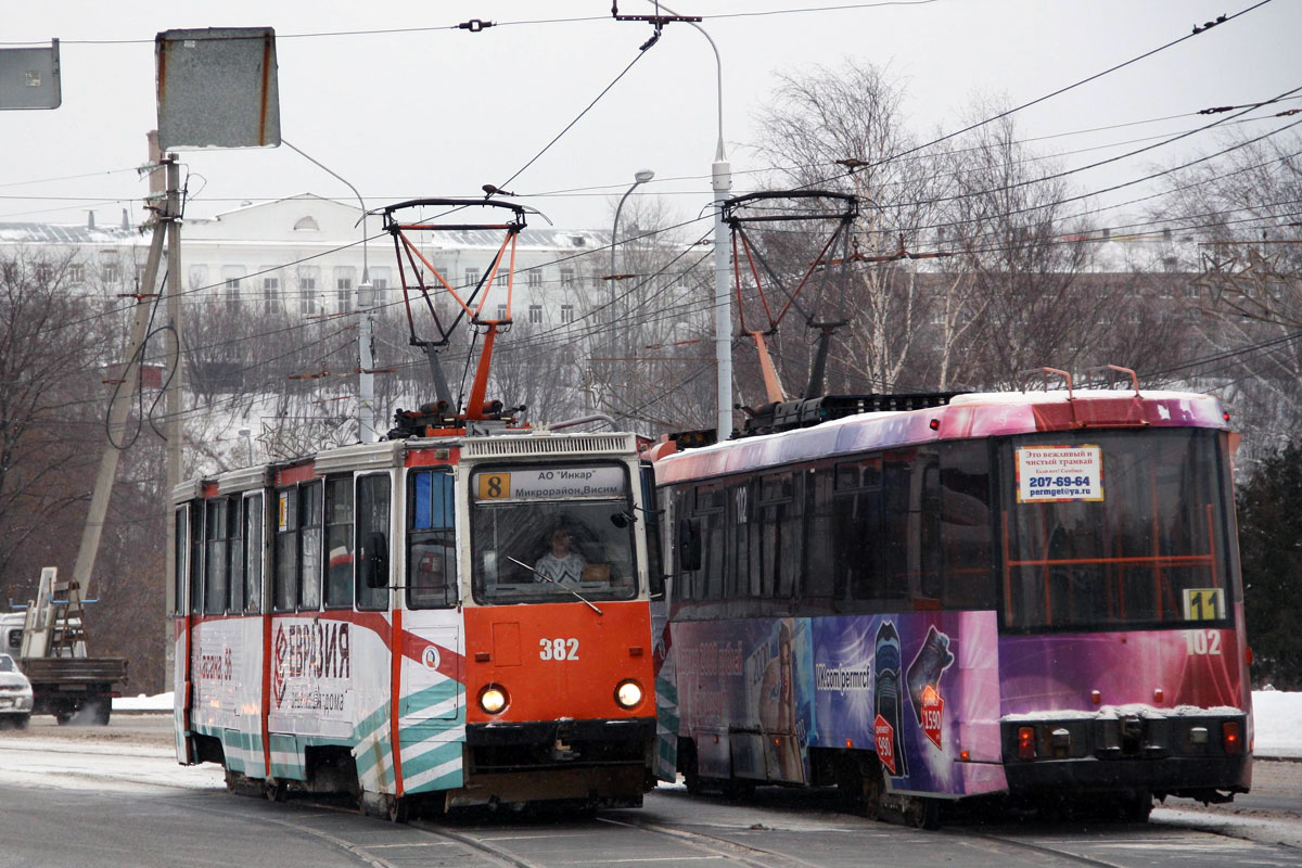 Пермь, 71-605 (КТМ-5М3) № 382