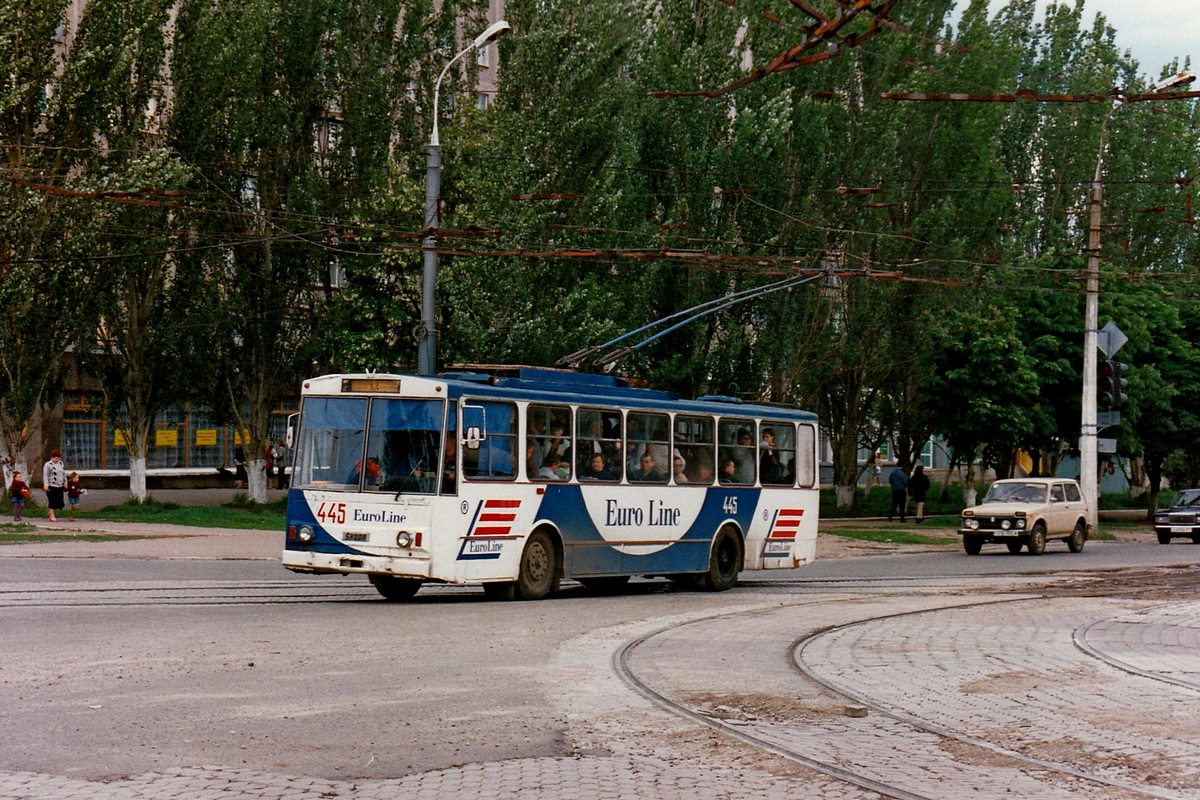 Мариуполь, Škoda 14Tr02/6 № 445
