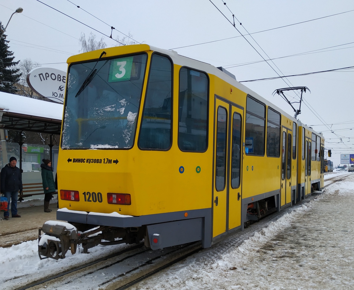 Львов, Tatra KT4DM № 1200