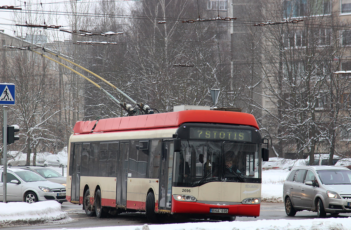 Вильнюс, Solaris Trollino II 15 AC № 2696