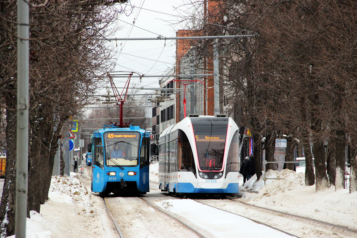 Москва, 71-619А № 2155; Москва, 71-931М «Витязь-М» № 31228