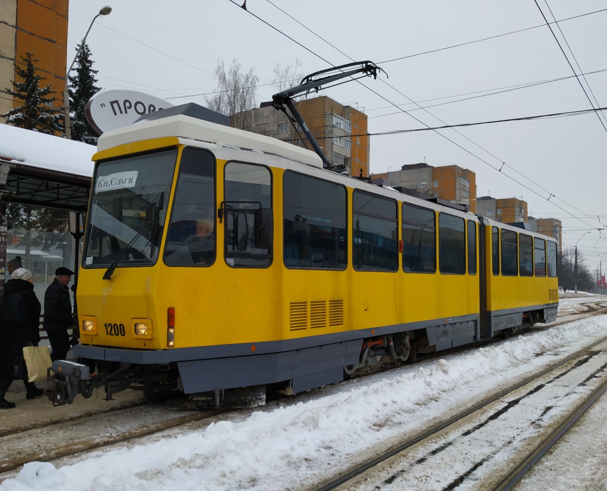 Львов, Tatra KT4DM № 1200
