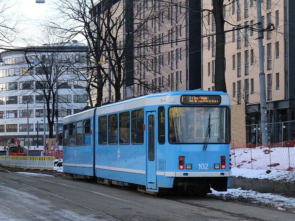 Осло, Duewag SL 79/I № 102 Осло, Duewag SL 79/I № 102