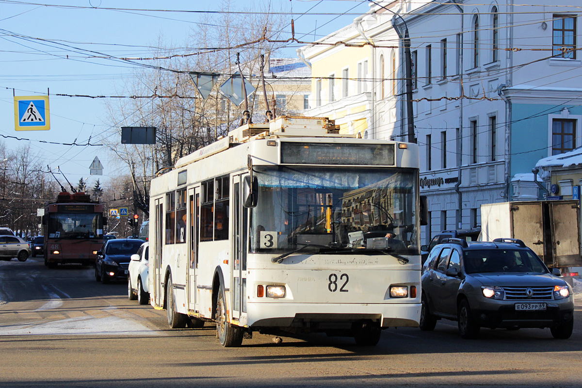 Тверь, Тролза-5275.03 «Оптима» № 82; Тверь — Последние годы тверского троллейбуса (2019 — 2020 гг.)