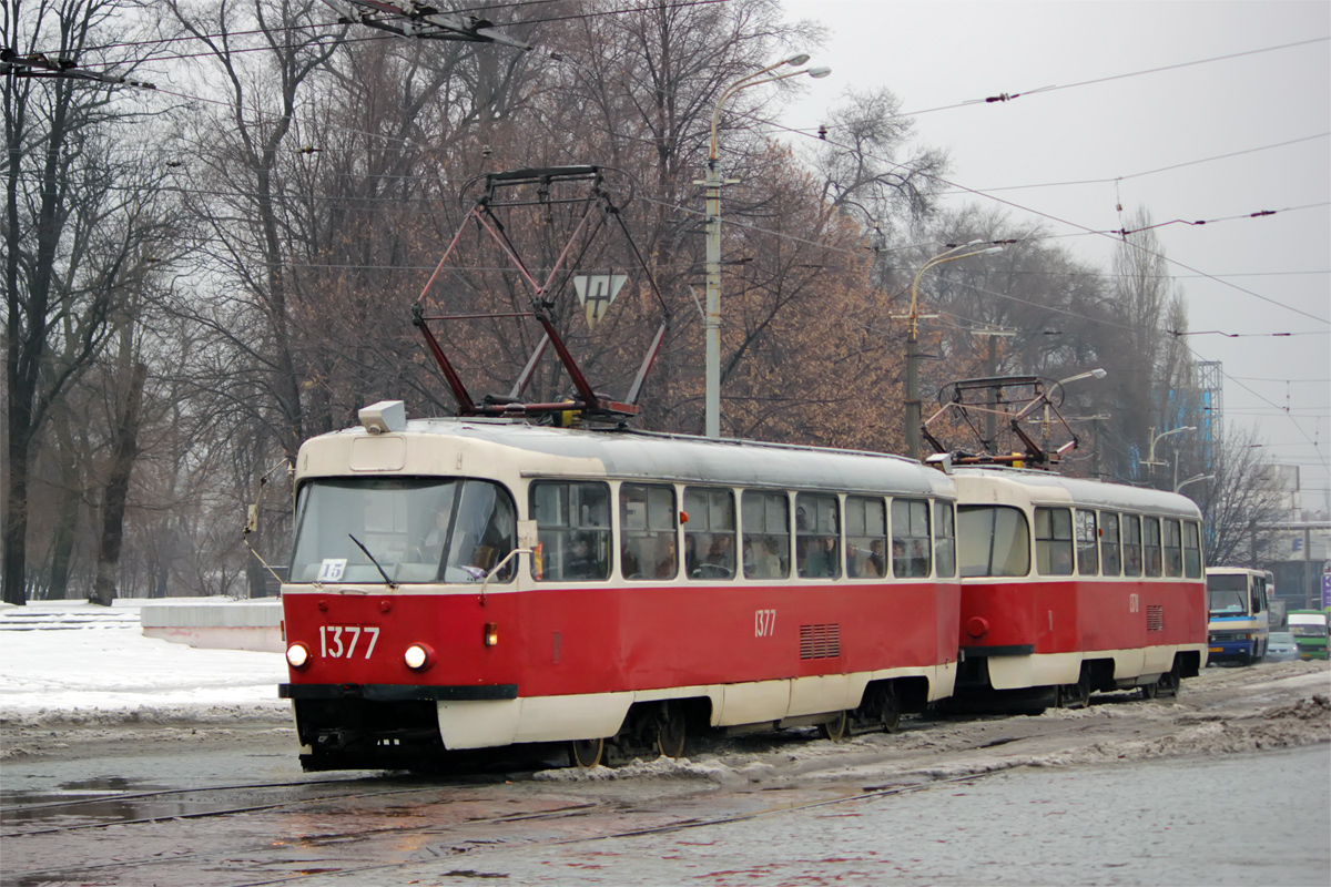 Днепр, Tatra T3SU № 1377