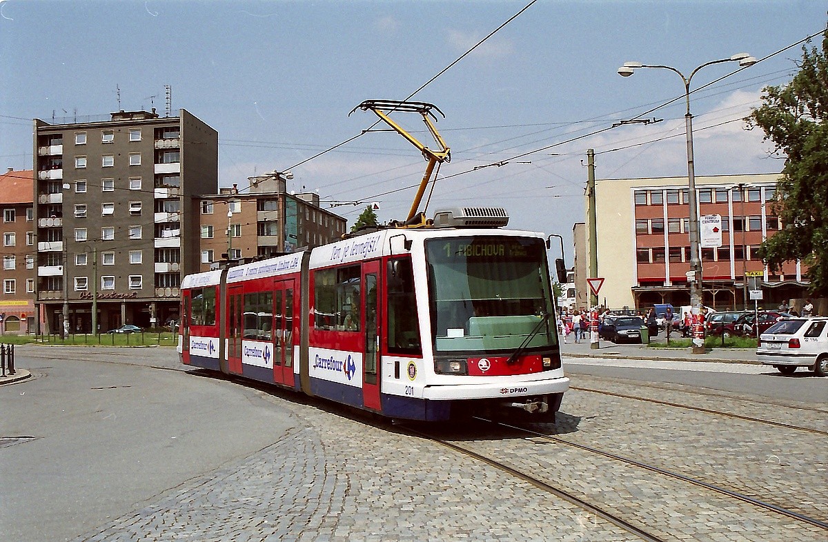 Оломоуц, Škoda 03T1 Astra № 201