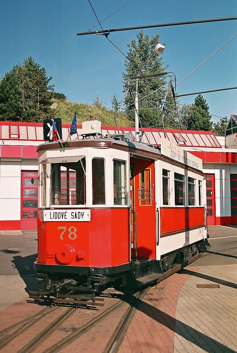Liberec ― Jablonec nad Nisou, Ringhoffer 2-axle motor car č. 78