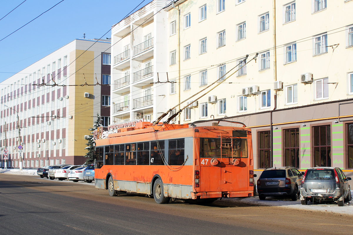 Tver, Trolza-5275.05 “Optima” № 47; Tver — The last years of the Tver trolleybus (2019 — 2020); Tver — Trolleybus lines: Central district