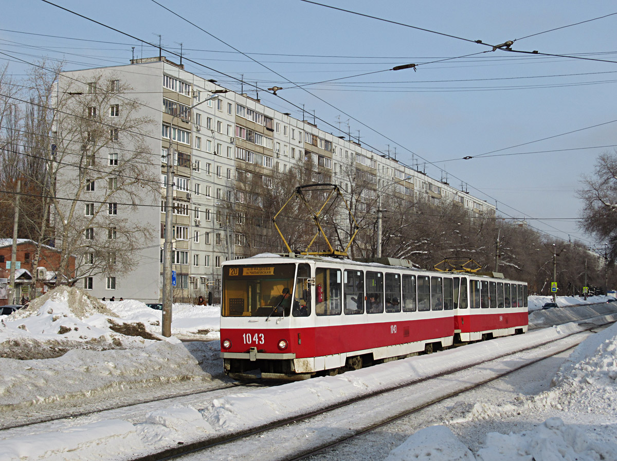 Самара, Tatra T6B5SU № 1043