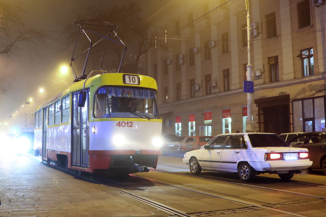 Одесса, Tatra T3R.P № 4012