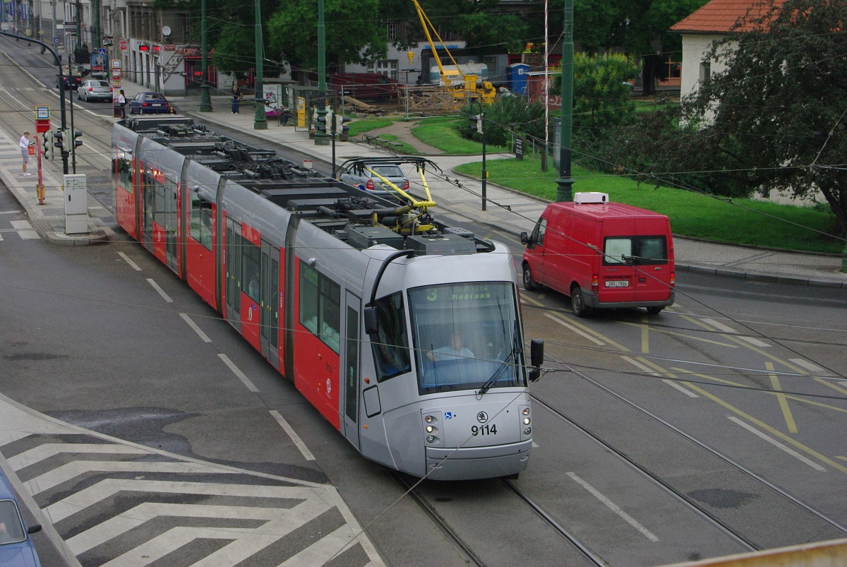 Прага, Škoda 14T Elektra № 9114