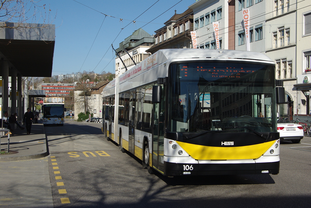 Шаффхаузен, Hess SwissTrolley 3 (BGT-N2C) № 106