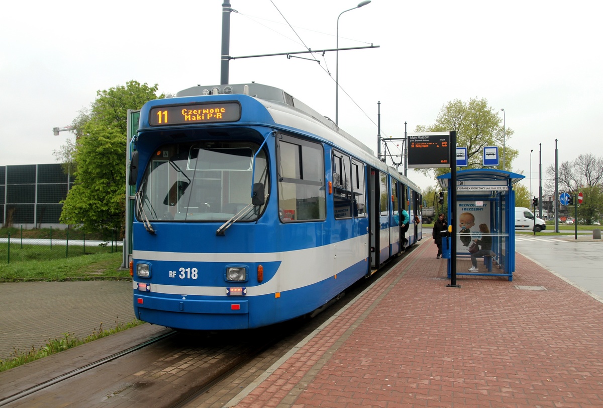 Краков, Duewag GT8S № RF318