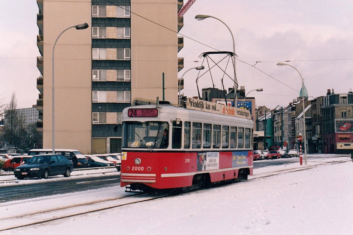 Антверпен, BN PCC Antwerpen № 2000; Антверпен — Старые фотографии (city trams Antwerpen 1980 — 1999)