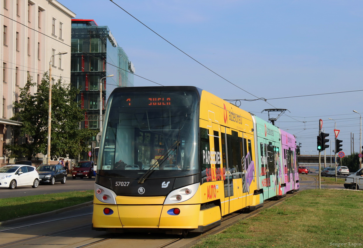 Рига, Škoda 15T ForCity Alfa Riga № 57027