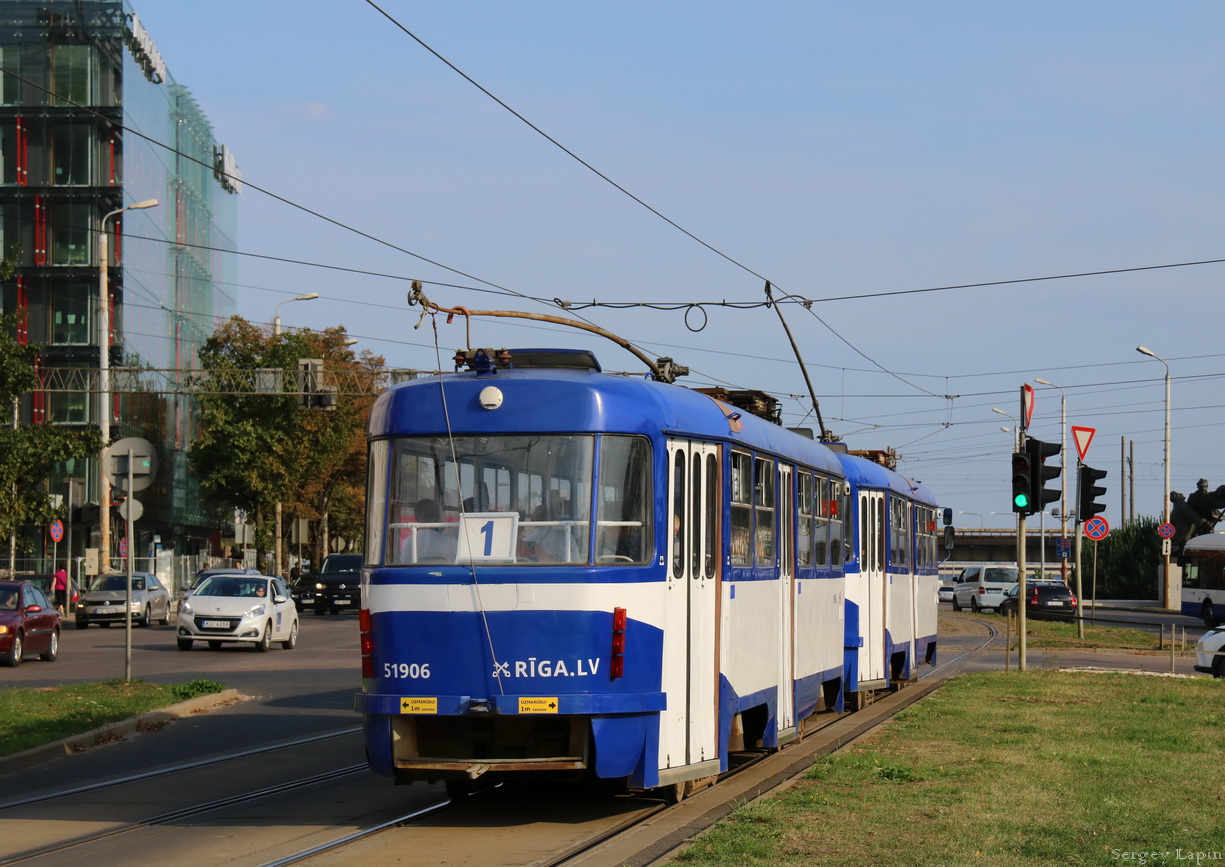 Рига, Tatra T3A № 51906 Рига, Tatra T3A № 51906