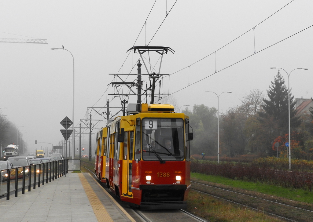 Варшава, Konstal 105Nb/e № 1388