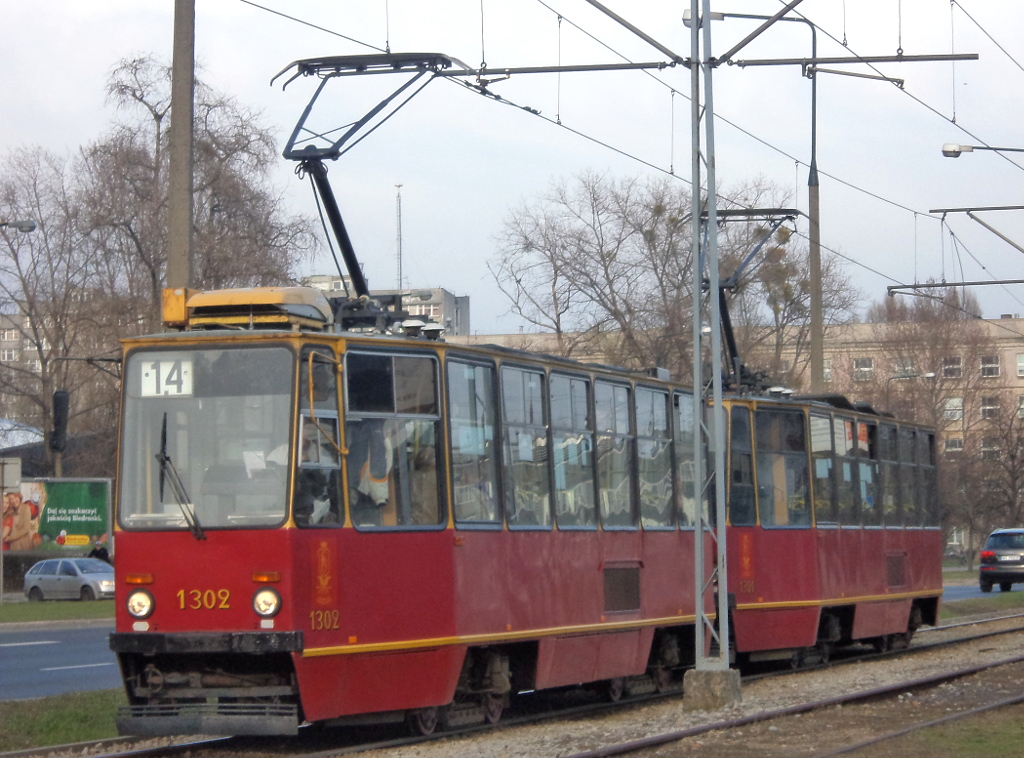 Varsova, Konstal 105Na # 1302