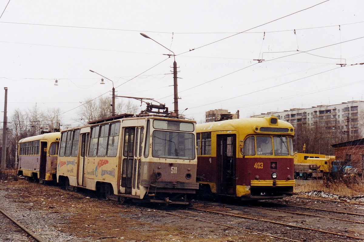 Архангельск, 71-132 (ЛМ-93) № 511; Архангельск, РВЗ-6М2 № 403