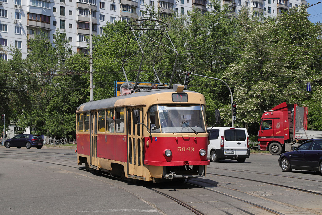 Киев, Tatra T3SU № 5943