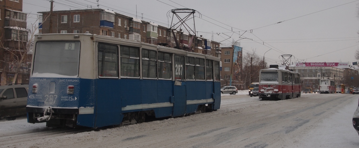 Орск, 71-605 (КТМ-5М3) № 287; Орск, Сетеизмеритель НТТРЗ № Служба пути-2; Орск — Разные фотографии