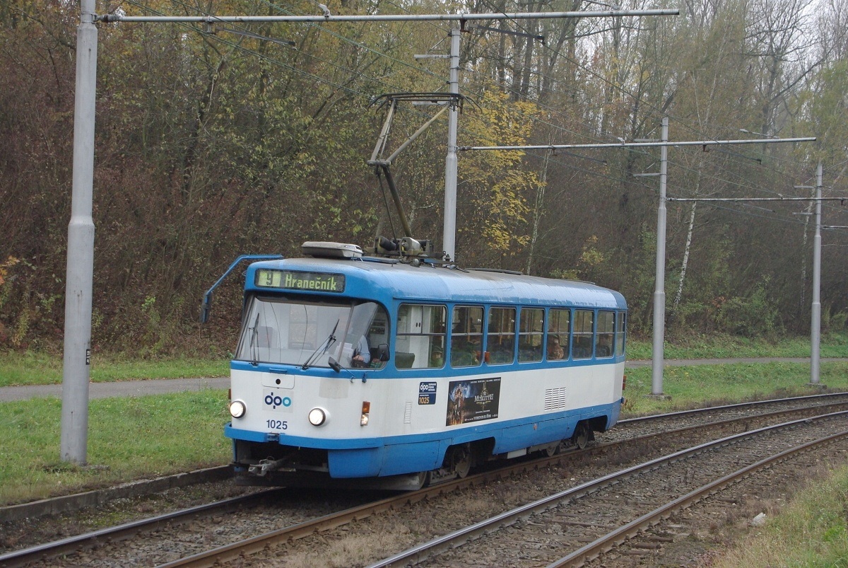 Острава, Tatra T3R.P № 1025