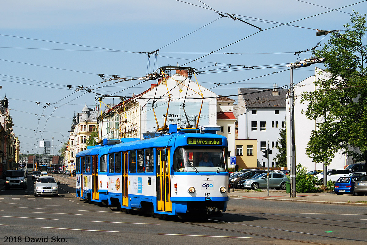 Острава, Tatra T3SUCS № 917