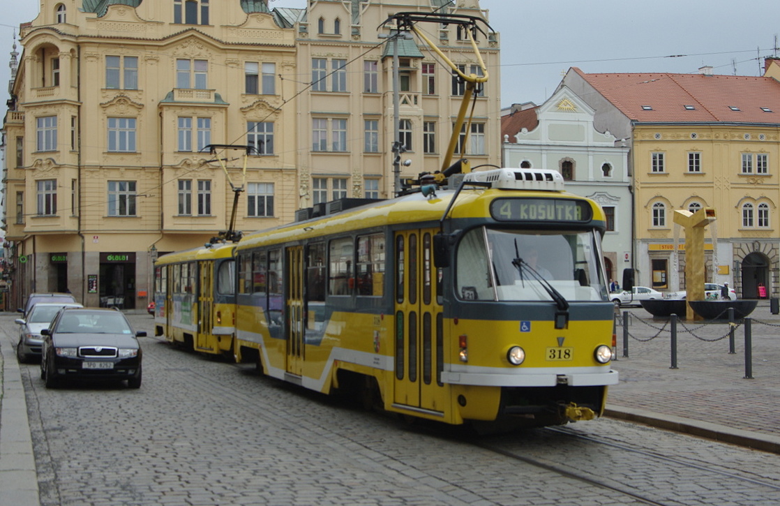 Pilsen, Tatra T3R.PLF Nr. 318