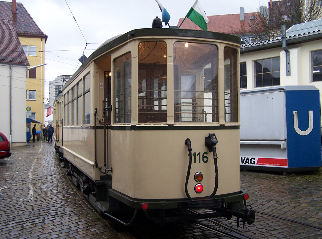 Norymberga, MAN 2-axle trailer car Nr 1116