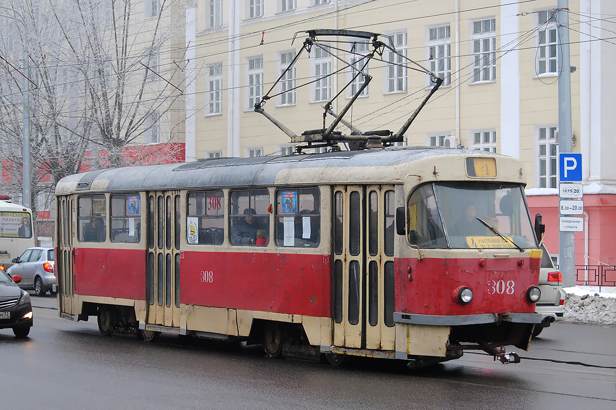 Курск, Tatra T3SU № 308