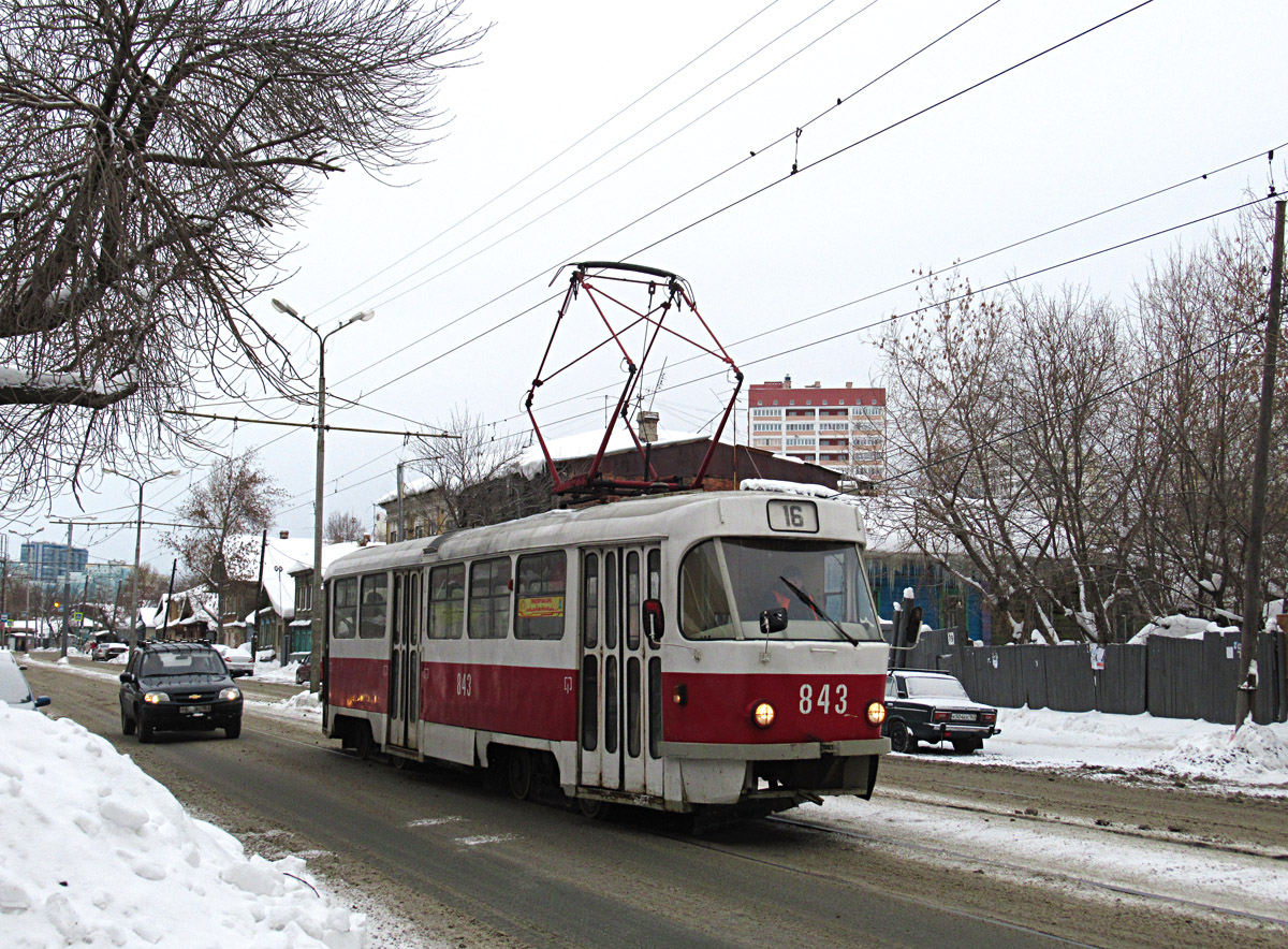 Самара, Tatra T3SU № 843