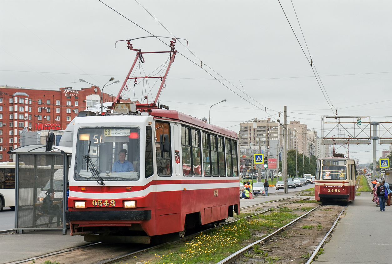 Санкт-Петербург, 71-134А (ЛМ-99АВ) № 0543 Санкт-Петербург, 71-134А (ЛМ-99АВ) № 0543