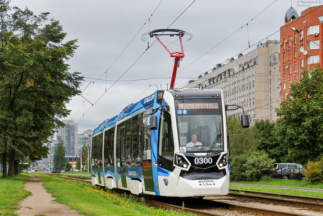 Sanktpēterburga, Stadler B85300М “Metelitsa” № 0300