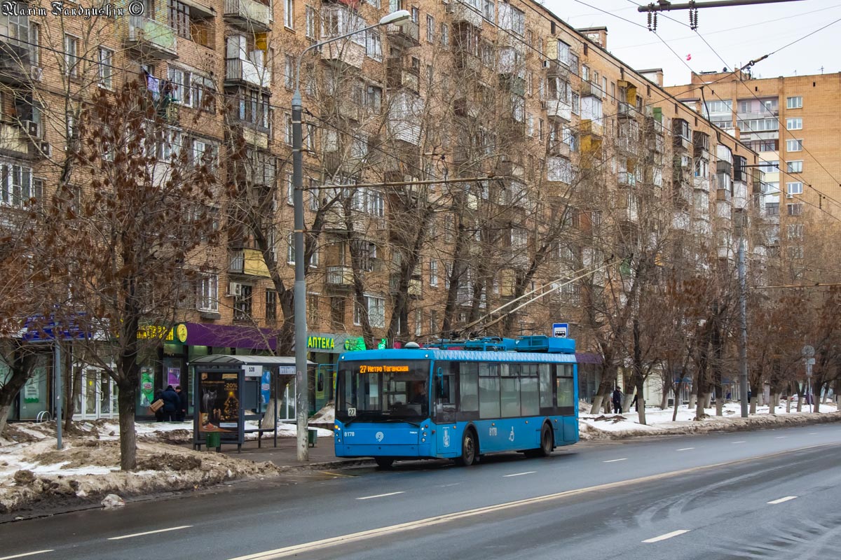 Москва, Тролза-5265.00 «Мегаполис» № 8178