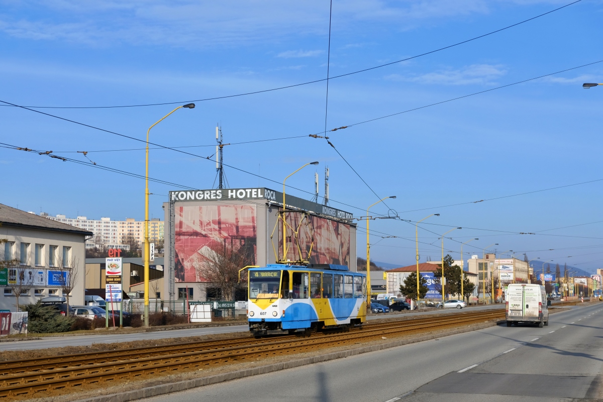 Кошице, Tatra T6A5 № 607