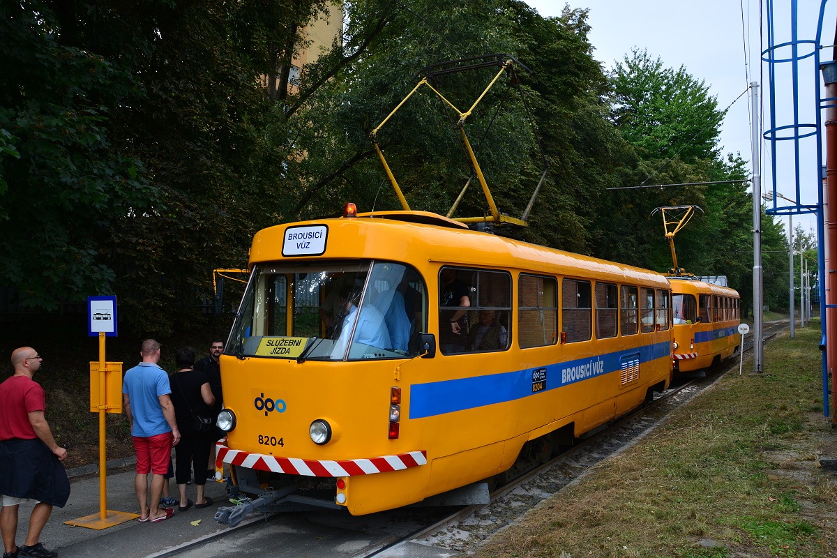Острава, Tatra T3 № 8204; Острава, Tatra T3 № 8208