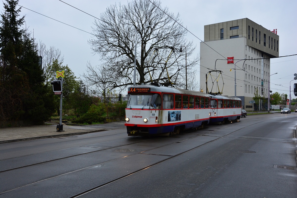 Ołomuniec, Tatra T3R.P Nr 159; Ołomuniec, Tatra T3R.P Nr 158 Ołomuniec, Tatra T3R.P Nr 159; Ołomuniec, Tatra T3R.P Nr 158