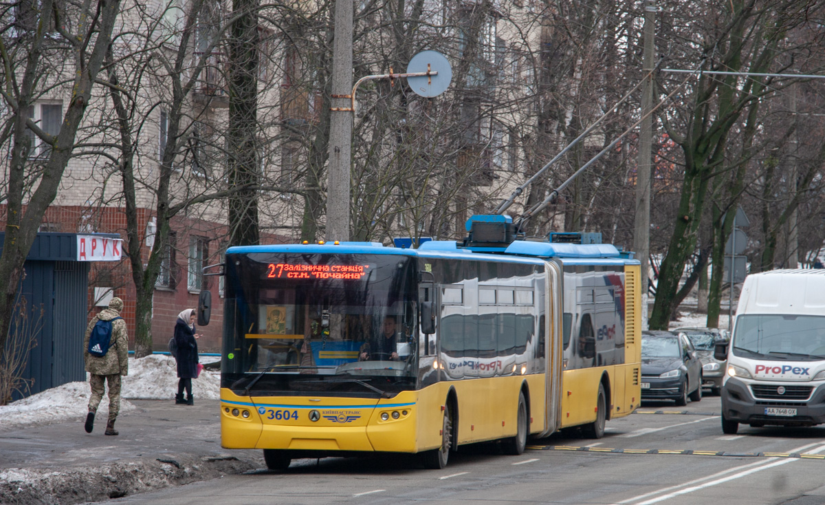 Киев, ЛАЗ E301D1 № 3604