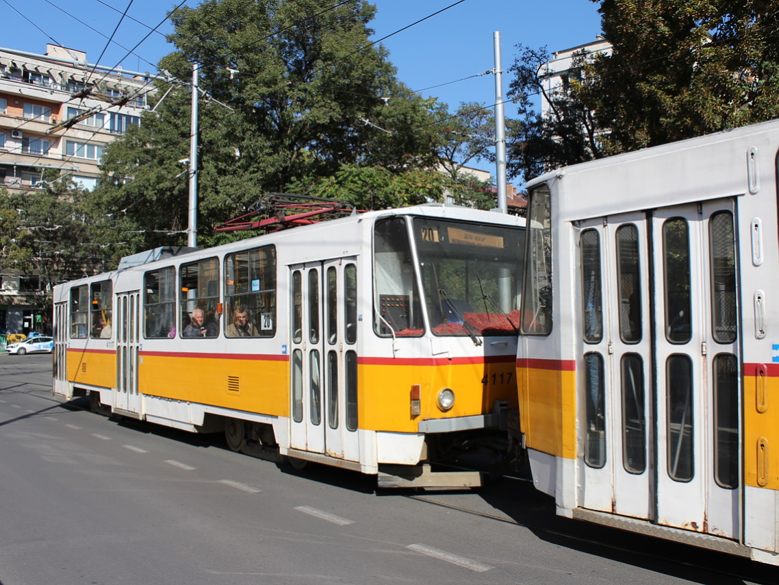 Sofia, Tatra T6B5B # 4117