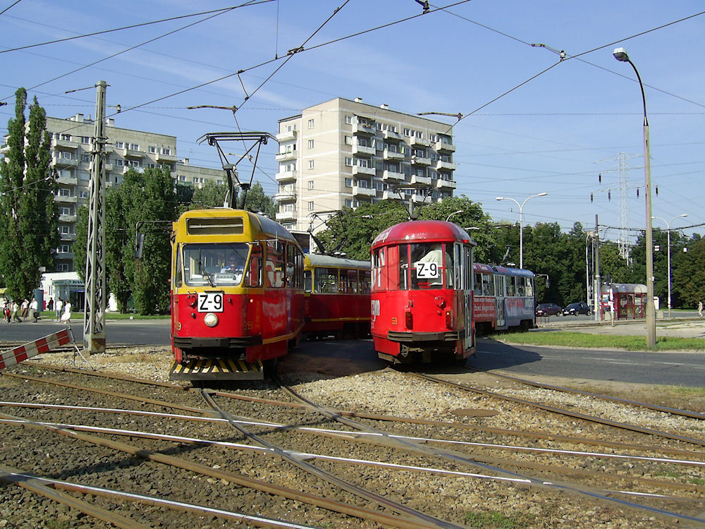 Warschau, Konstal 13N Nr. 329; Warschau, Konstal 13N Nr. 559