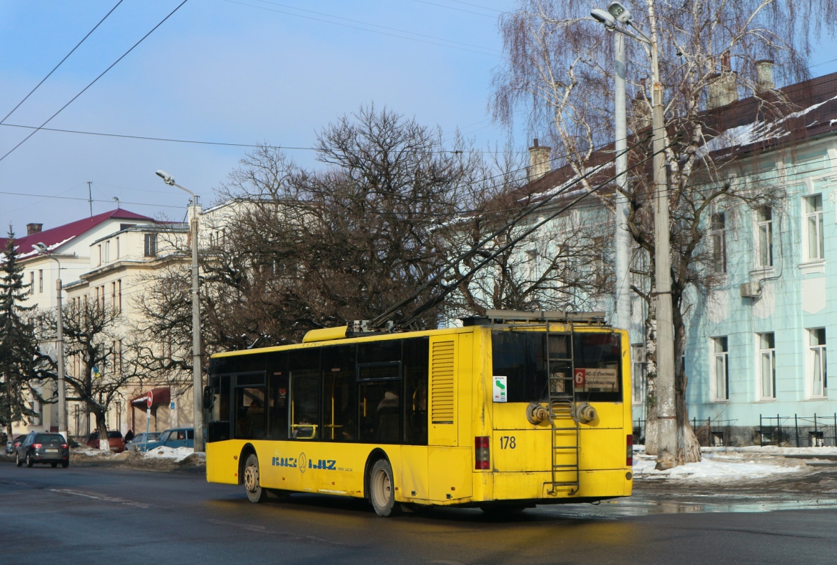 Ивано-Франковск, ЛАЗ E183D1 № 178