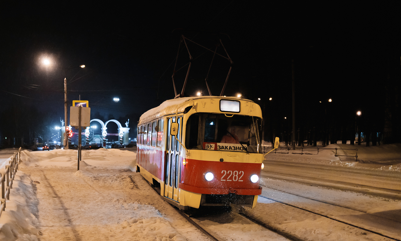 Ижевск, Tatra T3SU (двухдверная) № 2282