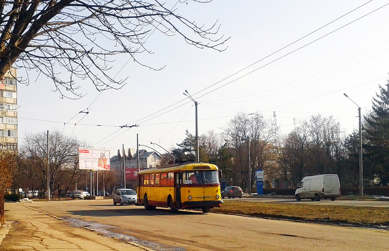 Черновцы, Škoda 9TrH25 № 206
